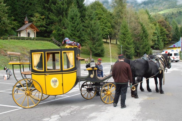 Umzug beim XV. Käsefestival in Kötschach-Mauthen