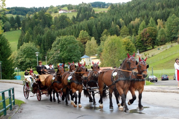 Umzug beim XV. Käsefestival in Kötschach-Mauthen