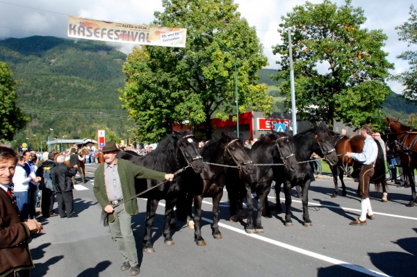 Umzug beim XV. Käsefestival in Kötschach-Mauthen