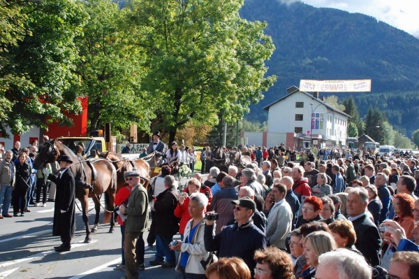 Umzug beim XV. Käsefestival in Kötschach-Mauthen