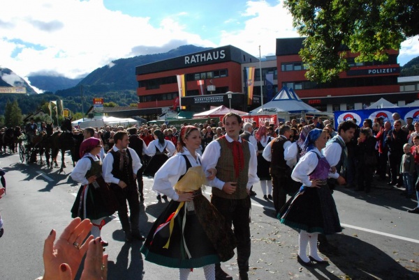 Umzug beim XV. Käsefestival in Kötschach-Mauthen