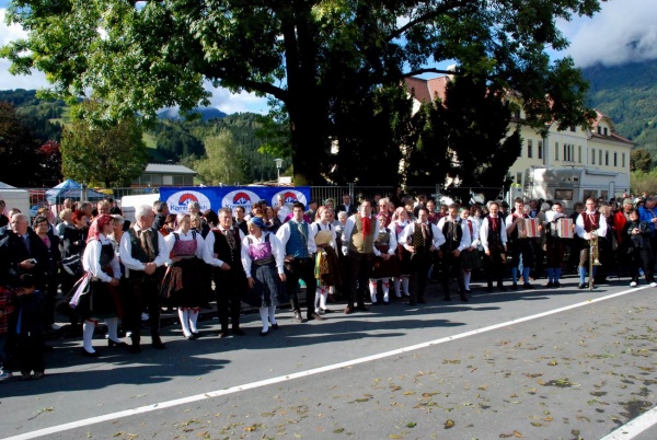 Umzug beim XV. Käsefestival in Kötschach-Mauthen