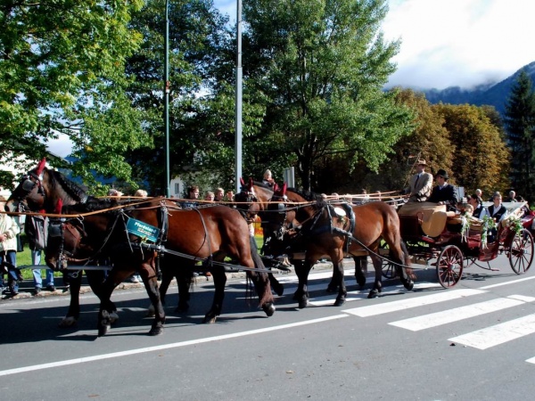 Umzug beim XV. Käsefestival in Kötschach-Mauthen