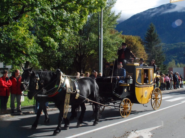 Umzug beim XV. Käsefestival in Kötschach-Mauthen